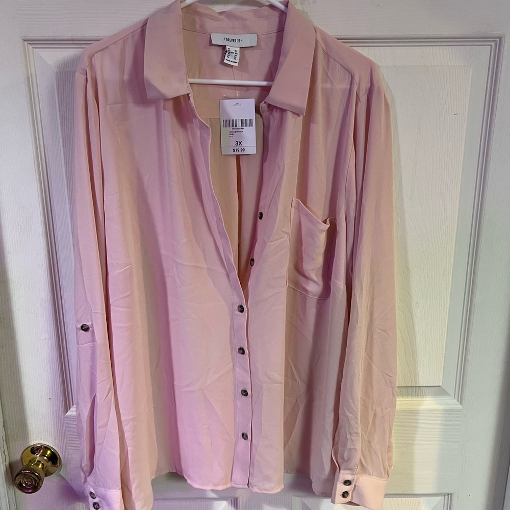 Button-down blouse